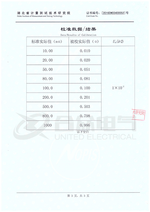地網接地電阻測試儀證書 地網接地電阻測試儀證書